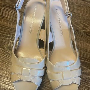 Franco Sarto Wedges Cream New! Size 8 1/2